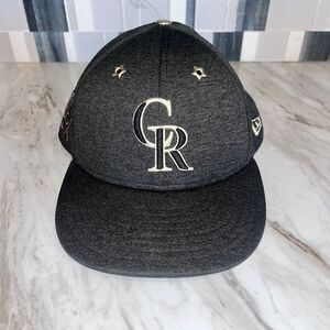Colorado Rockies New Era‎ Sz 7 1/2 Hat Black 59Fifty ASG 2017 All Star Fitted